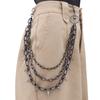 Hip Hop Punk Rock Metal Hosen Taillenkette Herren Damen Schlüsselanhänger Hosenkette Geldbörse Schlüsselanhänger Jeans Unisex Hip-Hop Schmuck Geschenk