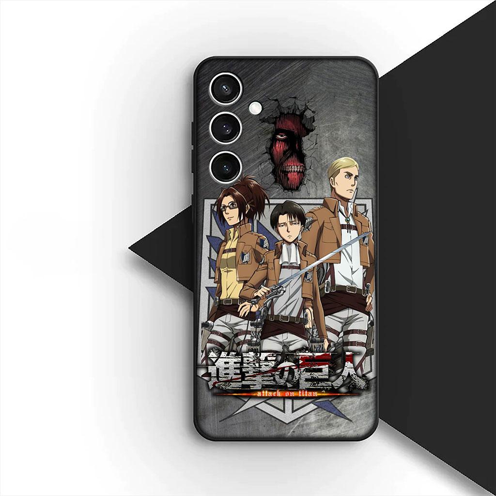 Casing Phone Cover for Apple iPhone 17 Pro XS Max Air 6 Plus X 5 + SE 2022 SE2 16E XR Case  Attack Levi on Eren titan Jaeger