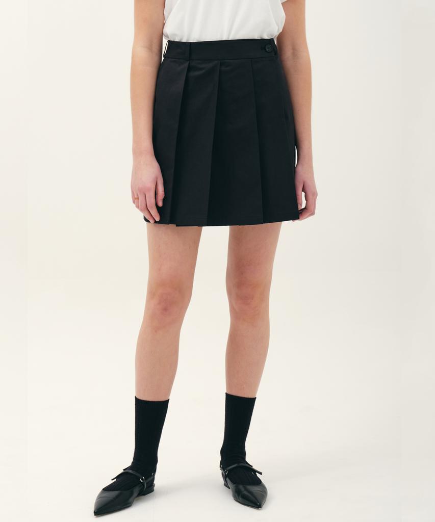 JUN BY JUN K Trench Mini Skirt_Black