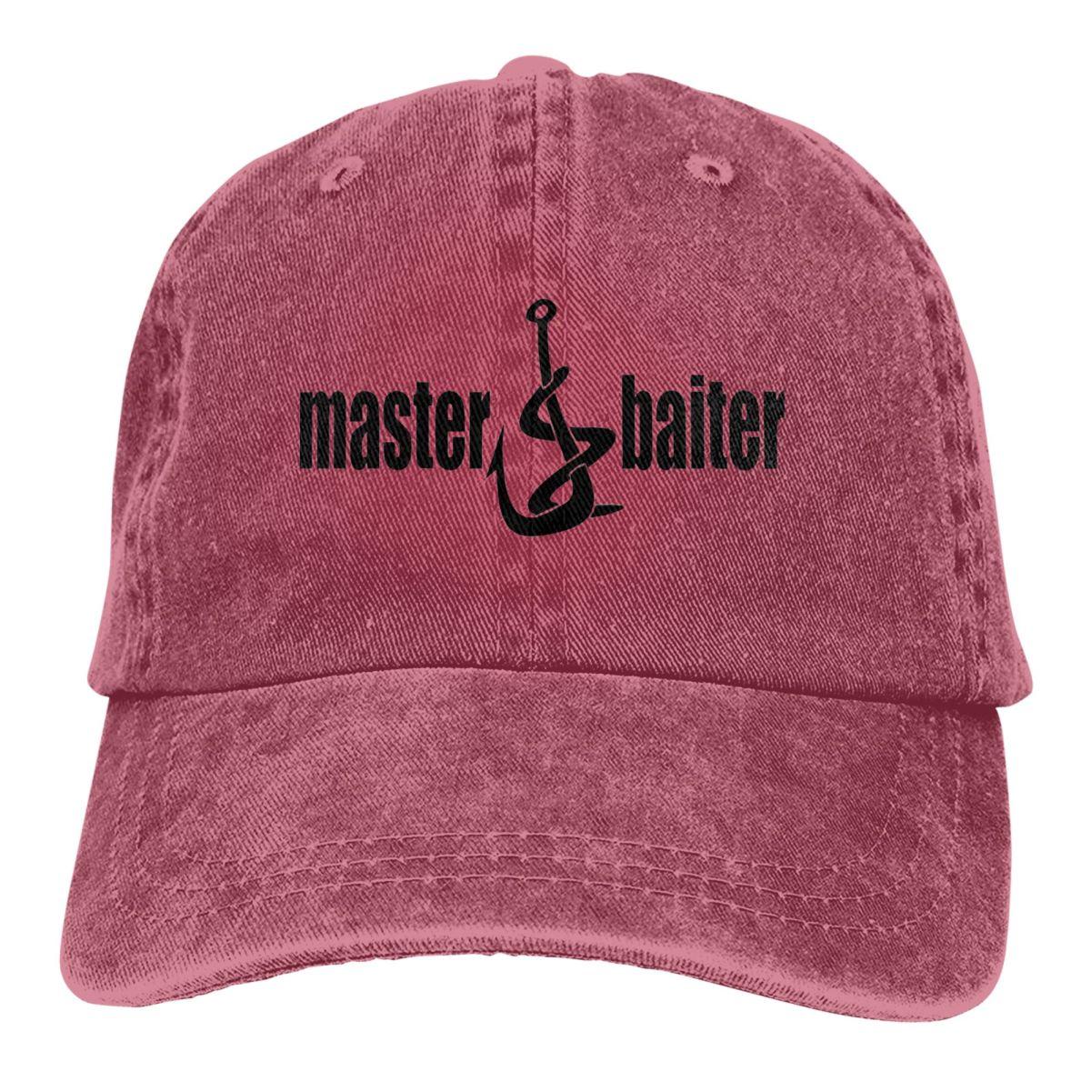 

Master Baiter Unisex Pure Color Baseball Hats Fishing Lover Sun Visor Caps Peaked Cap One Size