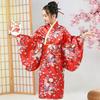 Bathrobe Gown Children Japanese Kimono with Obi Cosplay Costume Vintage Haori  Kids Boys Girls