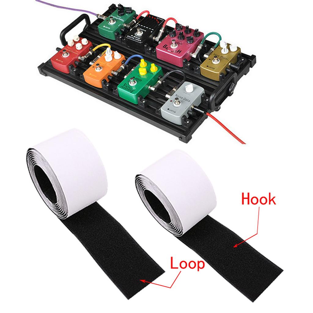 Electric Guitar Effects Pedal Mounting Blocks, Velcro, Adhesive Sheets, Double-Sided Tape for Mounting Effects Pedals