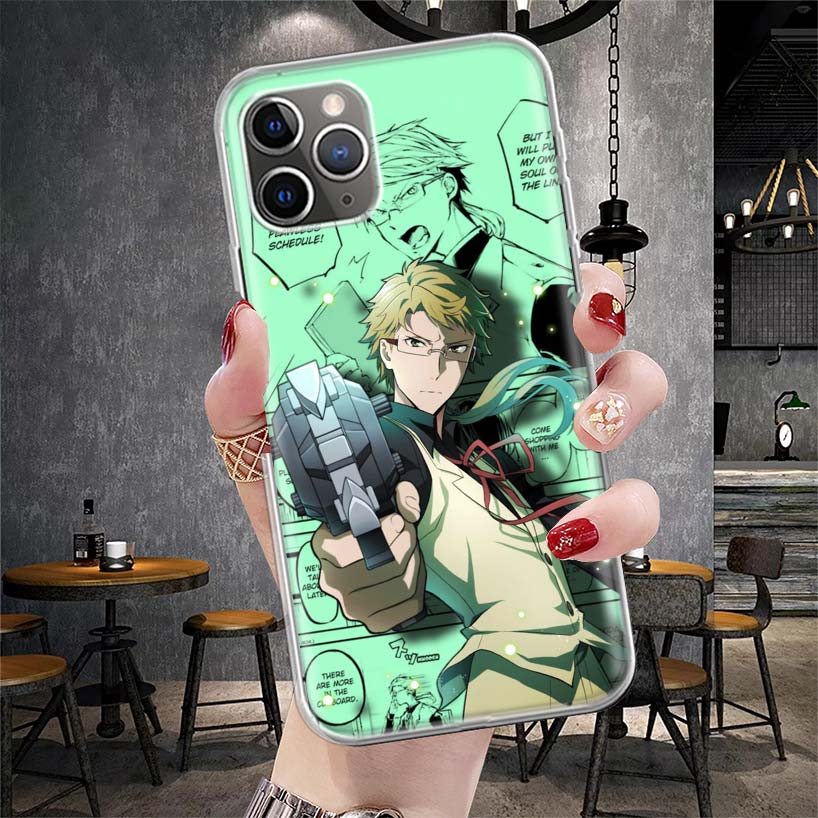 Bungo Stray Dogs Manga Soft Phone Case For IPhone 11 17 Air 16E 16 Pro Max 15 + 14 Plus 13 Mini 12 Apple 7 SE 8 Fundas Coque 11