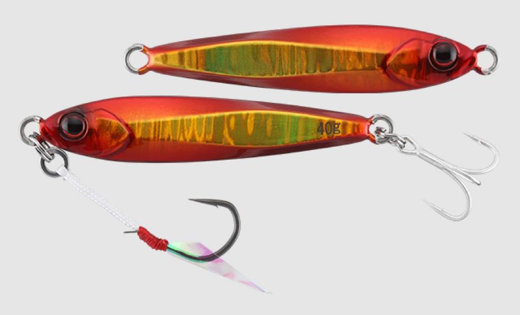 Jackall Metal Jig Big Backer 20 Grams Red & Gold (5303)