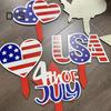 Star Patriotic Garden Stake American Style Outdoor Stake 4th of July Holiday Decor for Home Independence Day Yard Lawn Decoration