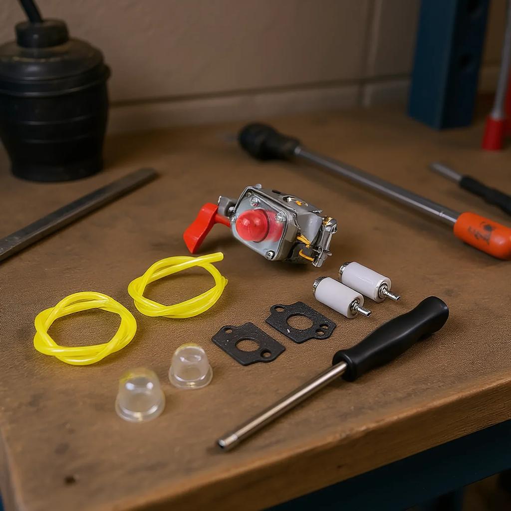 Tool Kit and Carburetor for Craftsman 25cc 215mph 470 Cfm Gas Blower Replacement Part for Maintenance and Repair