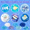 Festive Fluffy Cloud Slime Kit, Soft Stretchy Non-Sticky Crystal Mud, DIY Sensory Sludge for Holiday Stress Relief Gifts