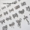 Zircon Bow & Pearl Manicure Rhinestones
