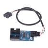 1Pc Usb 9 Pin Interface Header Motherboard Extension Splitter 1 To 2 Cable Desktop Usb2.0 Hub Connectors Adapter Port