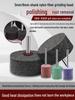 Nylon Fiber Polishing Wheel with Stainless Steel Wire, 3/6mm Shank for Electric Drill/Grinder, Pneumatic Grinding Head.