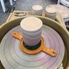Ceramic Shaping Supplies Trimming Bat System for Pottery Wheel, Tool, 3.5Inch 4Inch Professional Tool 5Inch, 3D Printed Fixing Rim Shaper Studios