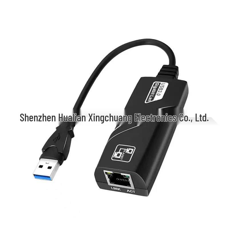 

USB 3.0 Type-C to RJ45 Gigabit Network Adapter: Driver-Free External Converter USB 100M Card Bag Packaging