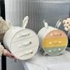 Gilrs' Hair Clips Storage Box Makeup Organizer Desktop Drawer Type Headstring Jewelry Cosmetics Storage Rack Rabbit Shaped Rack