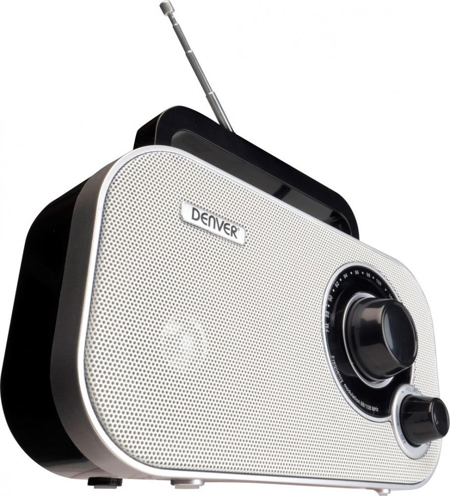 DENVER TR-51WHITE - analogowe radio FM, Denver