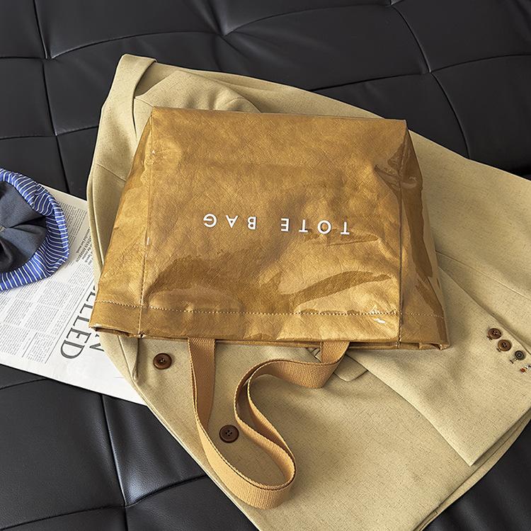 2025 Spring Jelly Bag Women's Tote Bag Large Capacity PVC Tote Bag Commuter Versatile Mommy Shoulder Bag