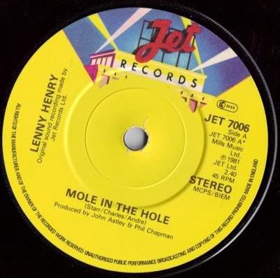 7inch Record LENNY HENRY - Mole In The Hole JET7006 Jet Records 1981 UK Pop Used