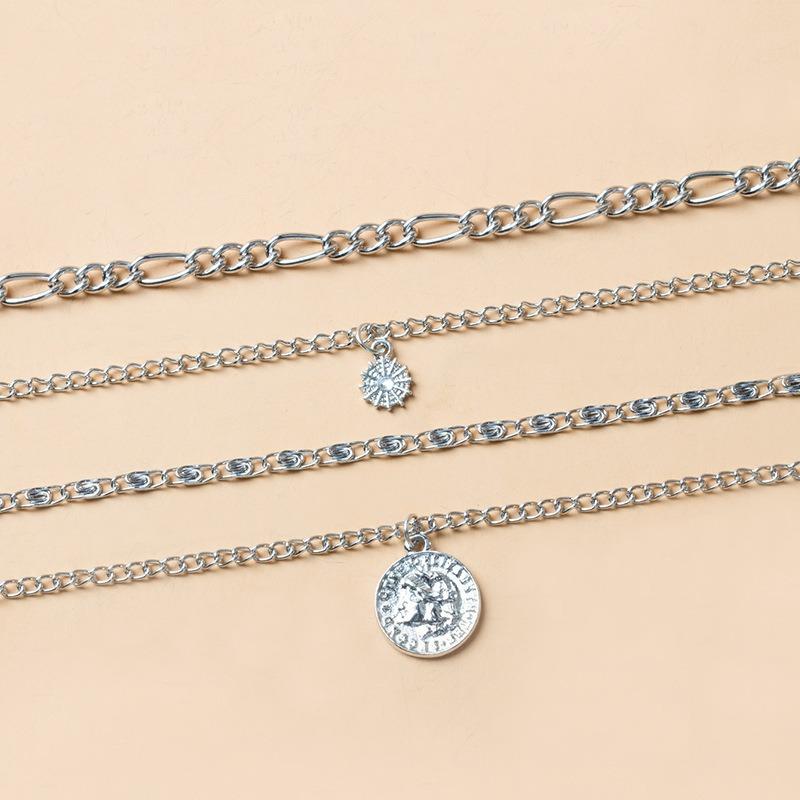 Long necklace jewelry accessories women's high-end light luxury pendant necklace niche collarbone