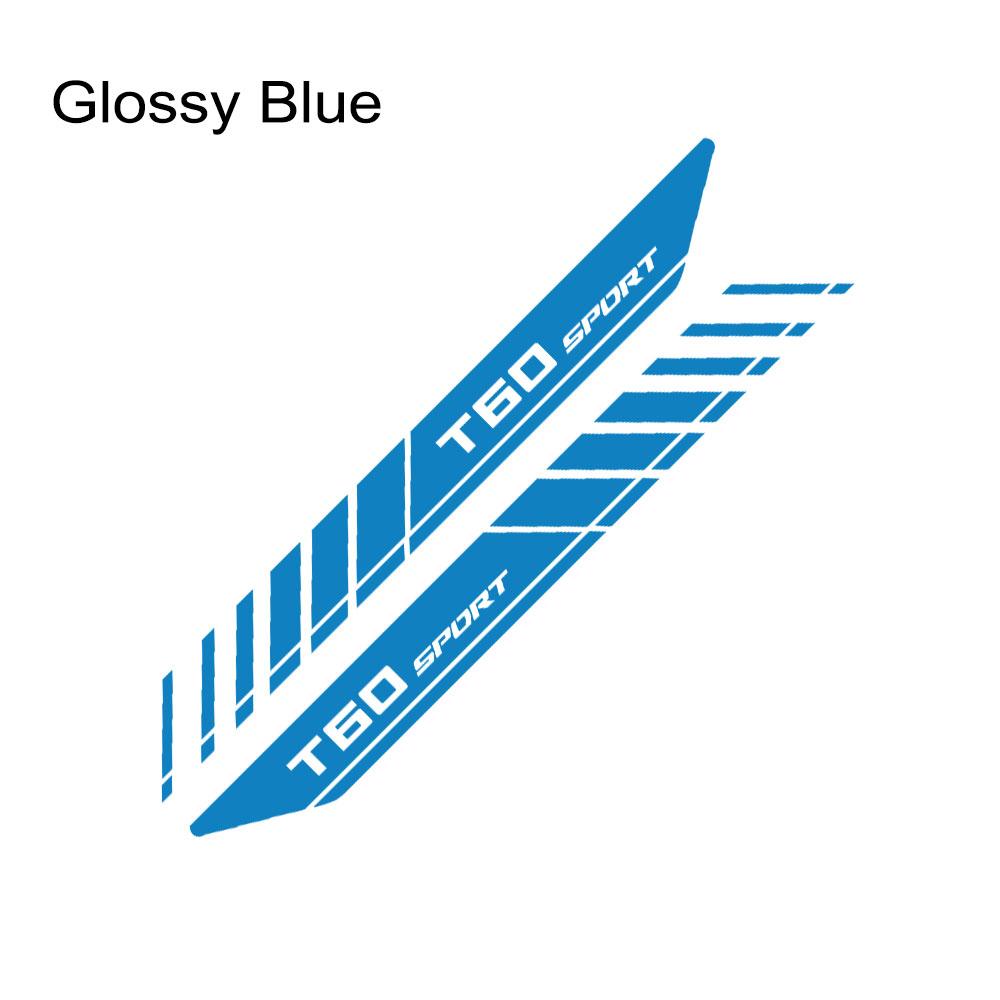 Car Stickers For Maxus T60 Sport Pickup Rear Trunk Side Decals Truck Graphics Letters Vinyl Decor Cover Auto Tuning Accessories Glossy Blue