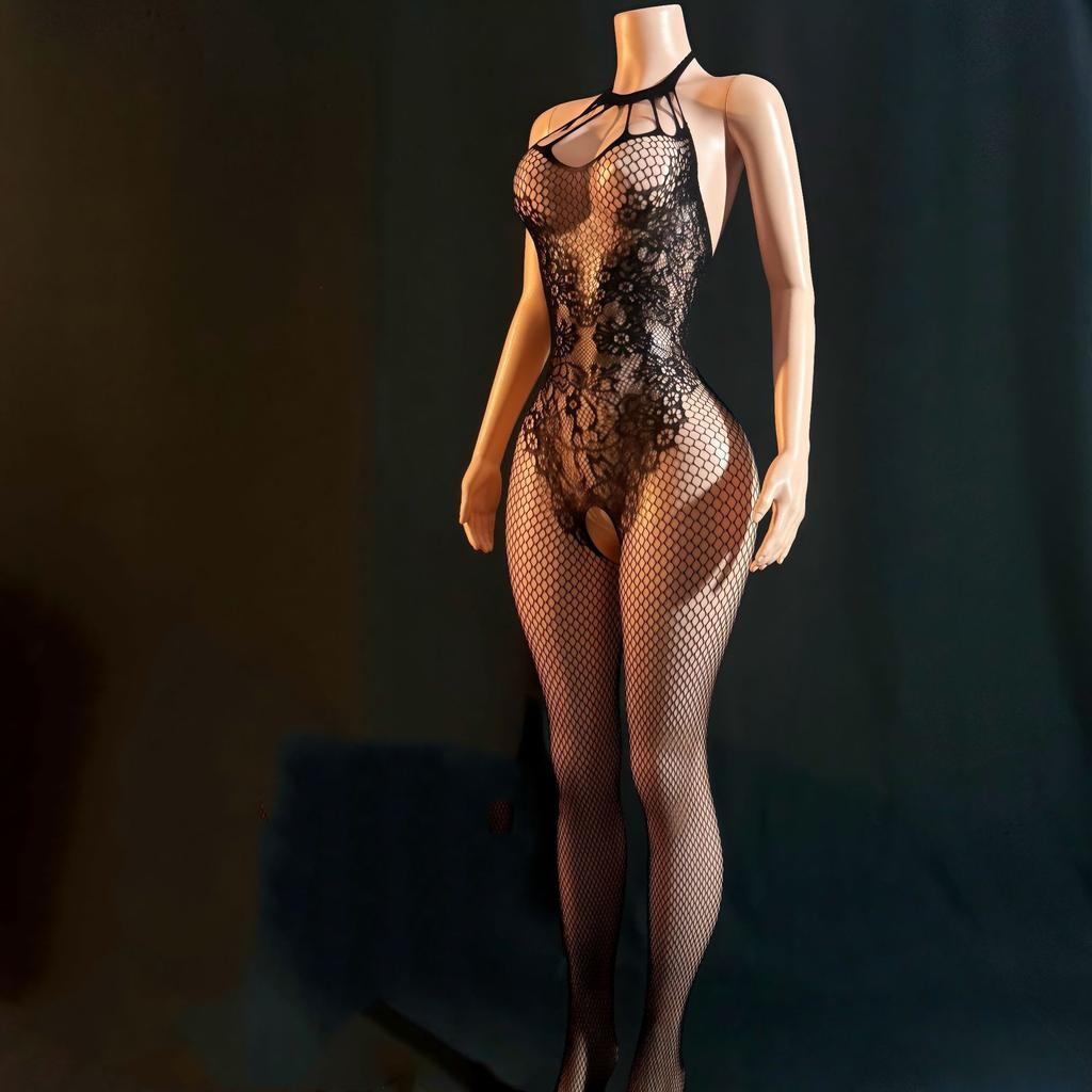 New Style Desire Underwear Hot Women Breastless Bodystocking Crotchless Sex Lingerie Erotic Babydoll Open Bra Porn Tights