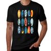 Surfboard Green TShirt Street Art Print Tee Shirt