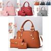 Fashionable Three Piece Macaron Handbag Set With Stylish Shoulder Crossbody Design