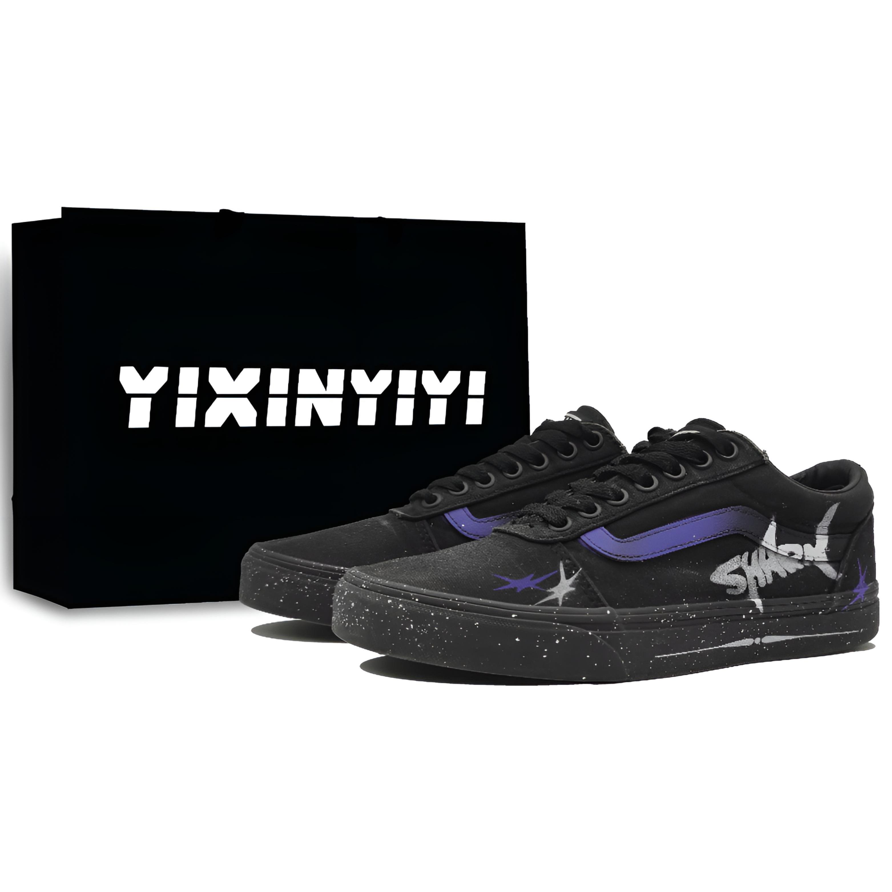 

Vans Old Skool Low top Skateboard Shoes Unisex Crystal Purple VN000D3HBKA(Team1353-) 45