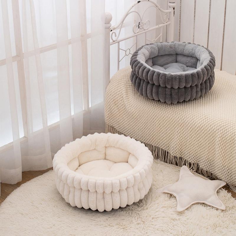 Thickened Moisture Resistant Pet Bed Winter Thermal Insulation Cat Dog House Washable Removable Cover Pet Mat Durable Small Pet Cushion