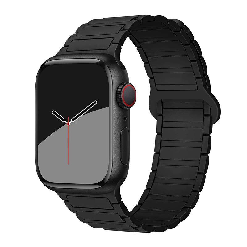 Compatible Silicone Magnetic Strap for Apple Watch Series 8/9 & S10