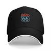 BERRETTO BASEBALL CLASSICO ROUTE NERO CON ICONICO DISEGNO EMBLEMA AUTOSTRADALE PER Unisex E DONNE ACCESSORIO STILE STRADALE