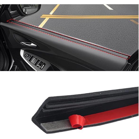 

13.12Ft Car Weather Stripping with Tool,Upgraded EPDM Automotive Weather Stripping with Detachable Raised Design for Dust & Noise Reduction,V-Shaped