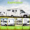RV Catch Holder Hardware T Style Entry Door Latch for Commercial Vehicle Cargo Haulers Travel Trailers Motorhome Containers