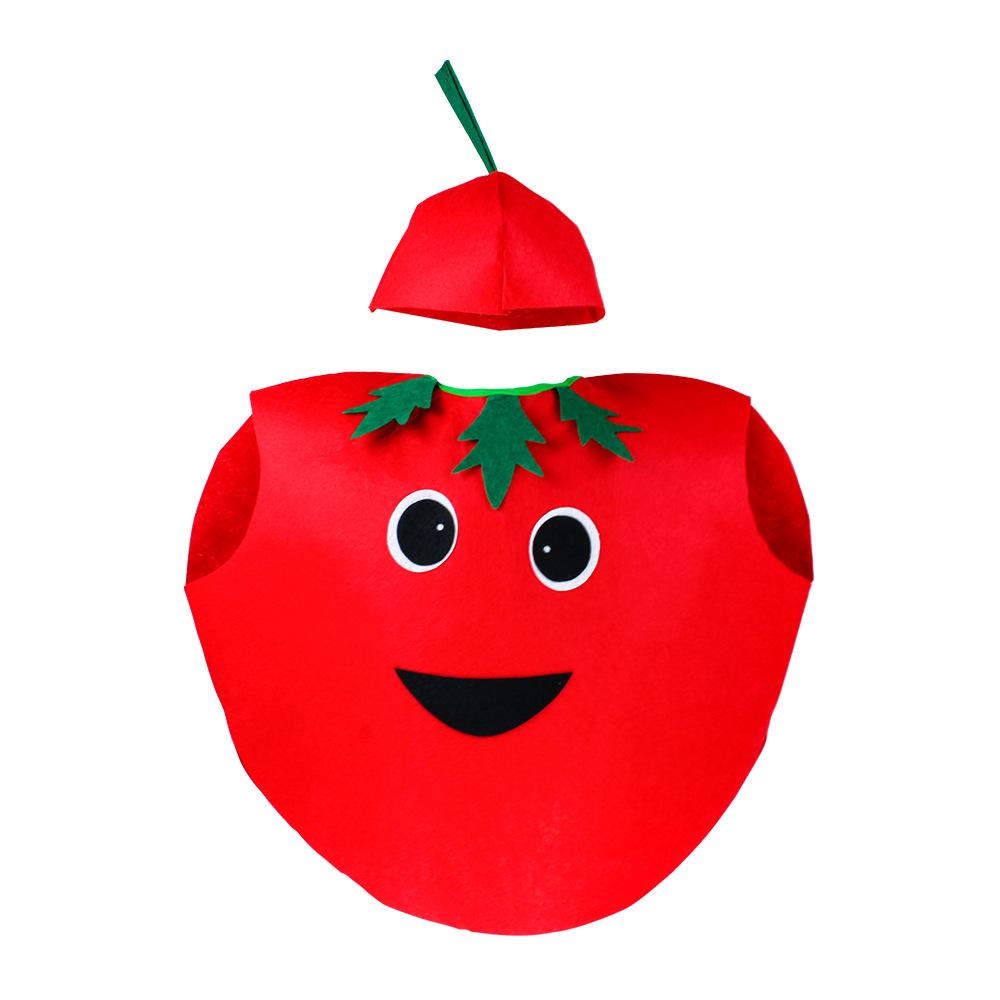 Costume de performance Fruit & Légume pour enfants: Pomme, Ananas, Fraise, Citrouille pour la Maternelle & Halloween