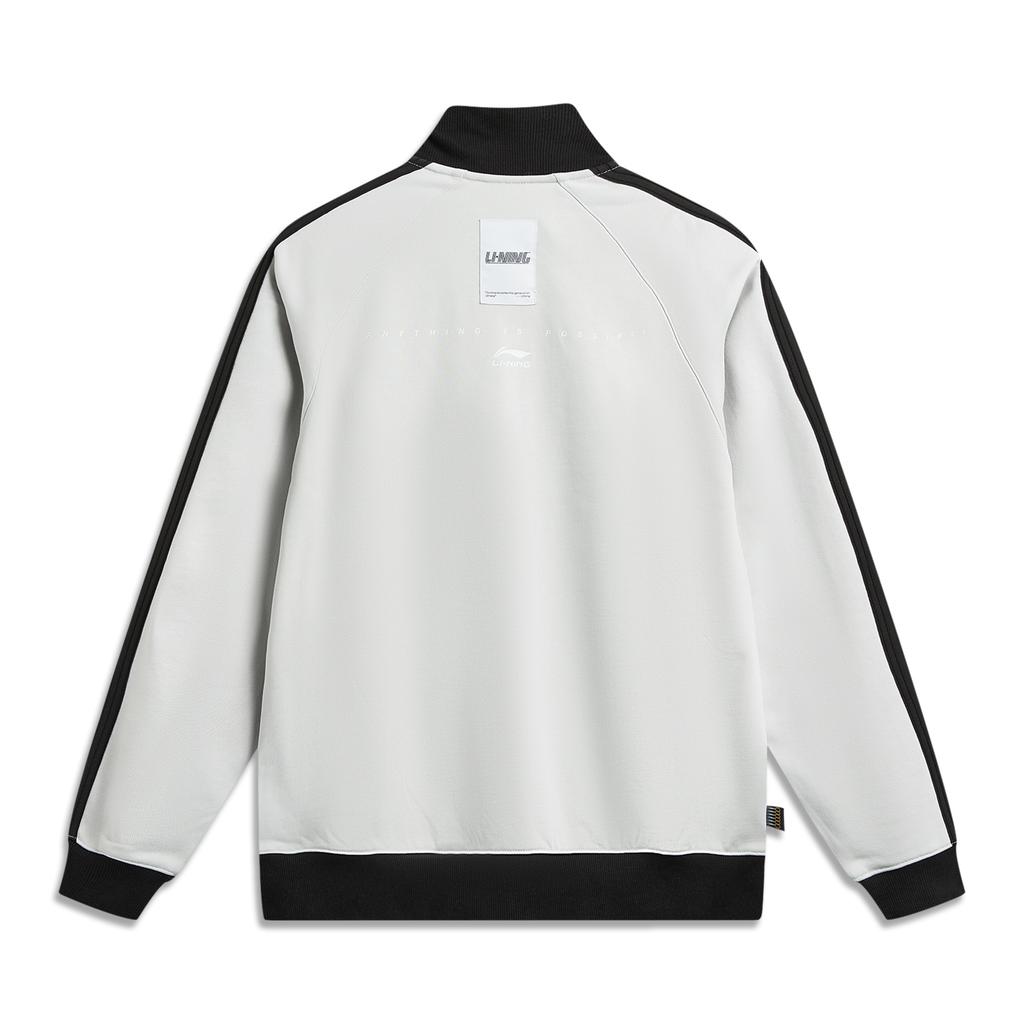 Li-Ning Sports Lifestyle Series Stand Collar Logo Color Block Jacket Men Jackets AFDW851-1