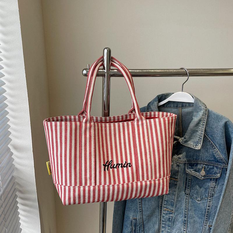 Canvas Class Commuter Bag Women's Large Capacity 2025 New Casual Spring and Summer Versatile Premium Sense Shoulder Tote Bag