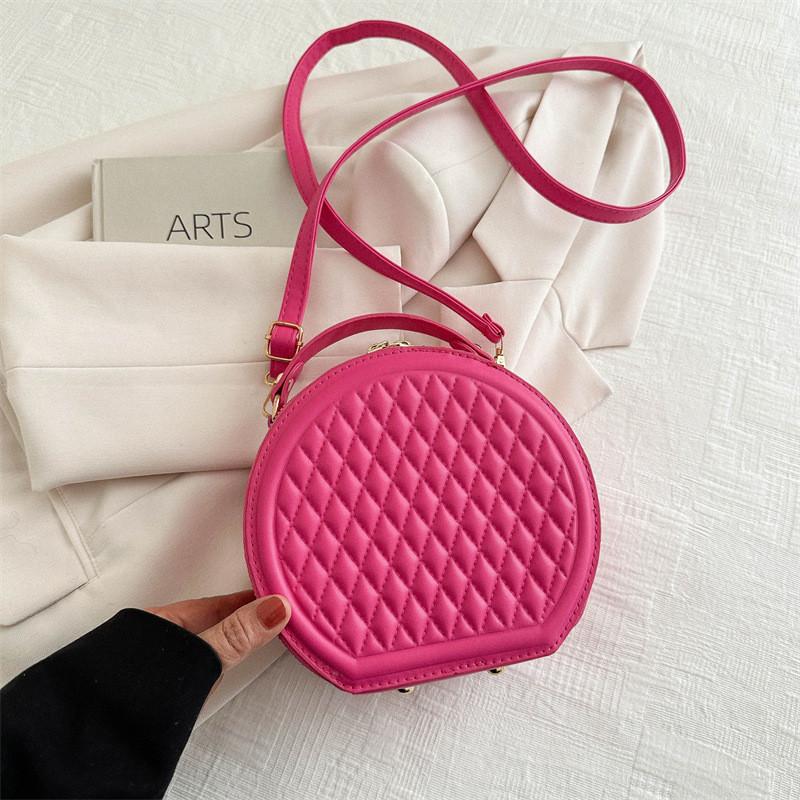 Trendy Street Style 2024 Round Crossbody Bag For Women In Fashionable Colors