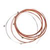 6Pcs Acoustic Guitar Strings Set Metal Replacement Accessories for Beginners Players Musicians