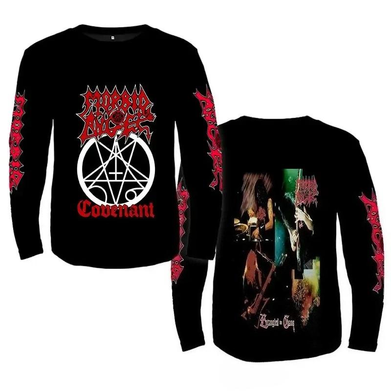 

Morbid Angel металева група чоловіча та жіноча 3D-друкована футболка з довгим рукавом вуличний ретро спортивний одяг Харадзюку чоловічий одяг XL