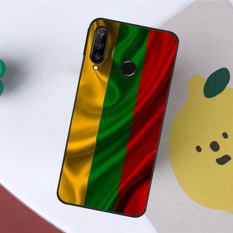 Lithuania Flag Lithuanian For Huawei Nova 5T 9 10 SE 7i 8i 11i 12i Y60 Y61 Y70 Y72 Y73 Y90 Y91 P20 P40 P30 Lite Case