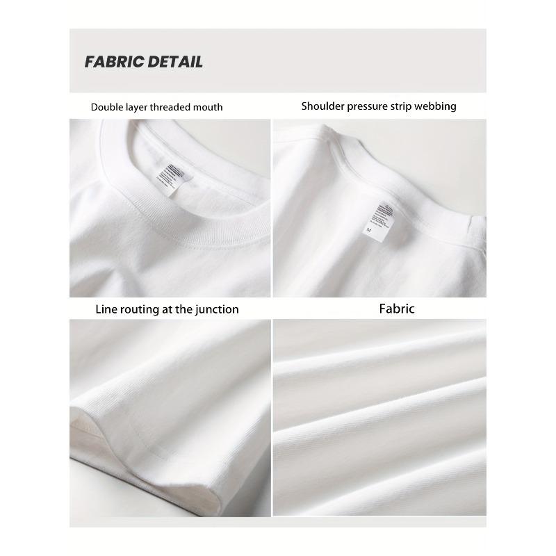 European Size Summer New American High Street Round Neck Loose Men's Short Sleeved T-shirt Oversized Design Sense Niche High-end Sense Cool Casual Top