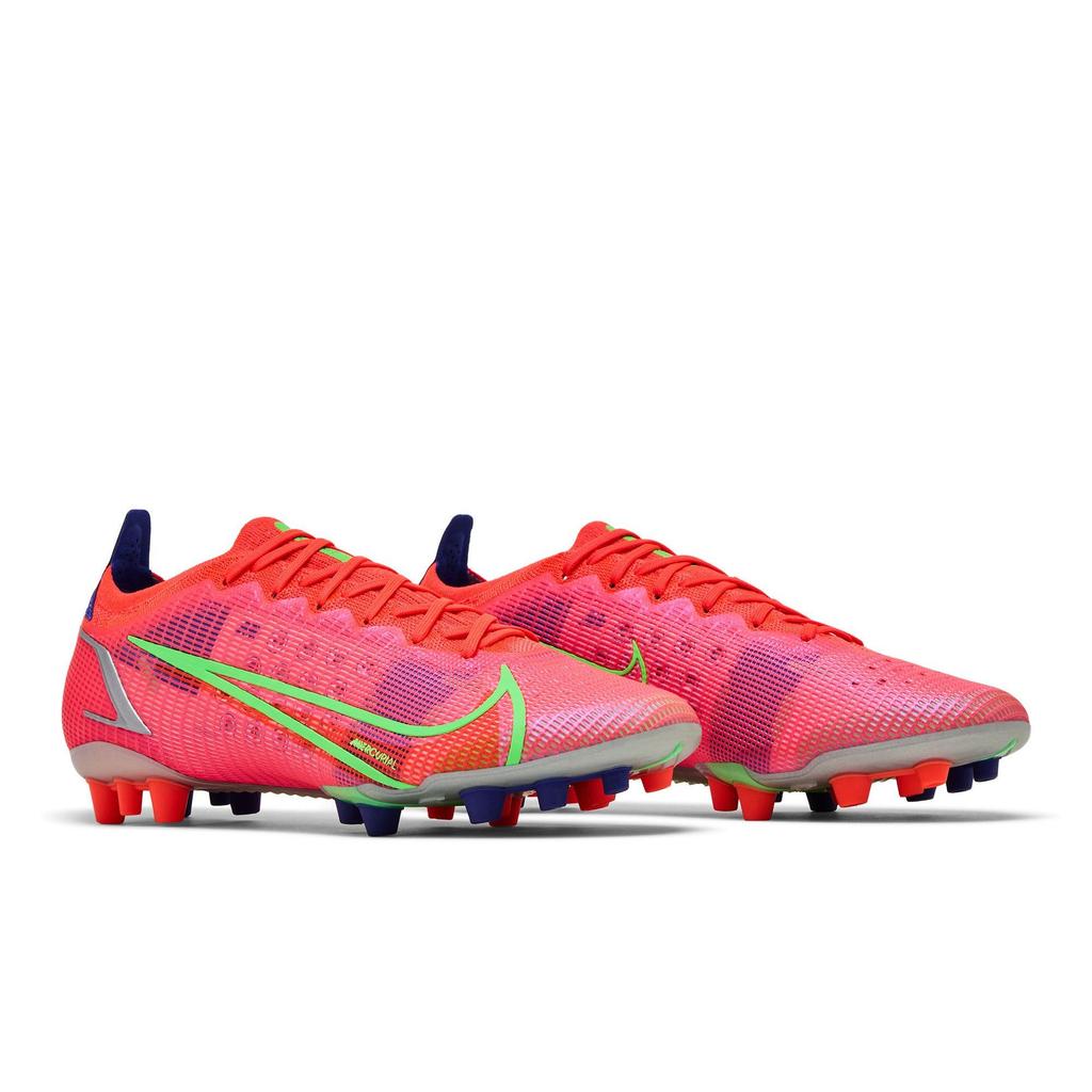 Nike Mercurial Vapor 14 Elite AG 'Spectrum Pack' (Unisex) Bright Crimson / Indigo Burst / White / Metallic Silver Soccer Shoes CZ8717 600