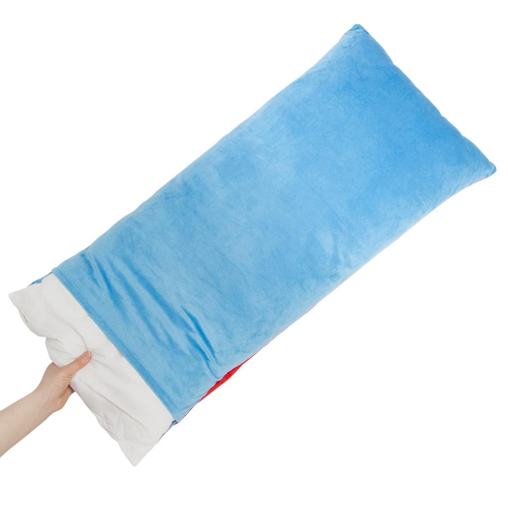 MORIPiLO Polštář Morishita Doraemon 43x90cm pro děti a dospělé Polštář na tělo Vycpaná hračka Polštář postavičky Zboží Shogakukan Modrá 4620269