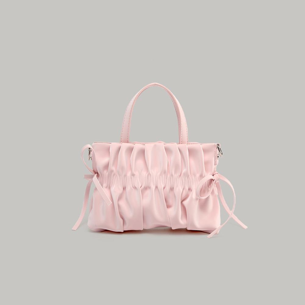 This year's popular women's pleated handbag and crossbody bag, 2025 summer new model, high-quality cloud bag for women