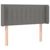 VidaXL LED Headboard Bedroom Furniture Single Bed Accessory Headboard Bed Frame Interior Dark Grey 3123465