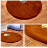 Round Shaped Rug Artificial Wool Hairy Carpet Floor Mat Soft Area Tapetes,60cm