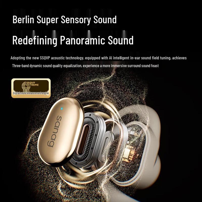 Sennu C16S Open-Ear Ear-Hook Sport Bluetooth Headset