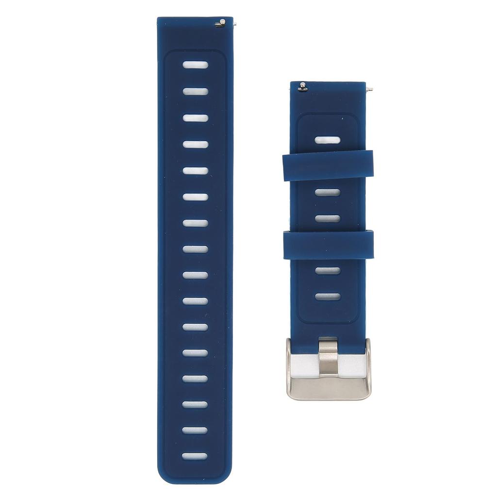 20mm Soft Silicone Watch Band Strap Wristband Replacement with Flat Head Air Holes for Amazfit GTS 3