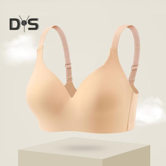 Damen-BH, verstellbarer Schultergurt, Push-up, klemmsicher, einfarbig, vollständige Abdeckung, bügellose Schnalle auf der Rückseite, Verschluss, 3/4-Schaumstoff-Cup, für den täglichen Sport, zum Pendeln