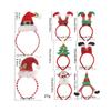 Cartoon Christmas Headbands Snowman Xmas Tree Headbands Holiday Hairbands  New Year Celebration