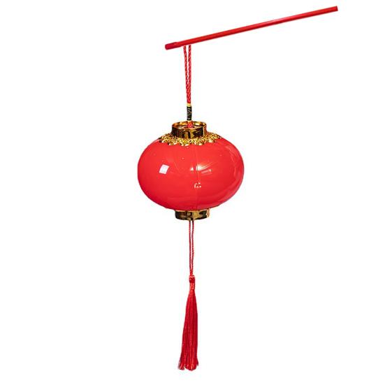 Chinese Festive Lantern Safe Fine Workmanship High-quality Traditional Red for Children