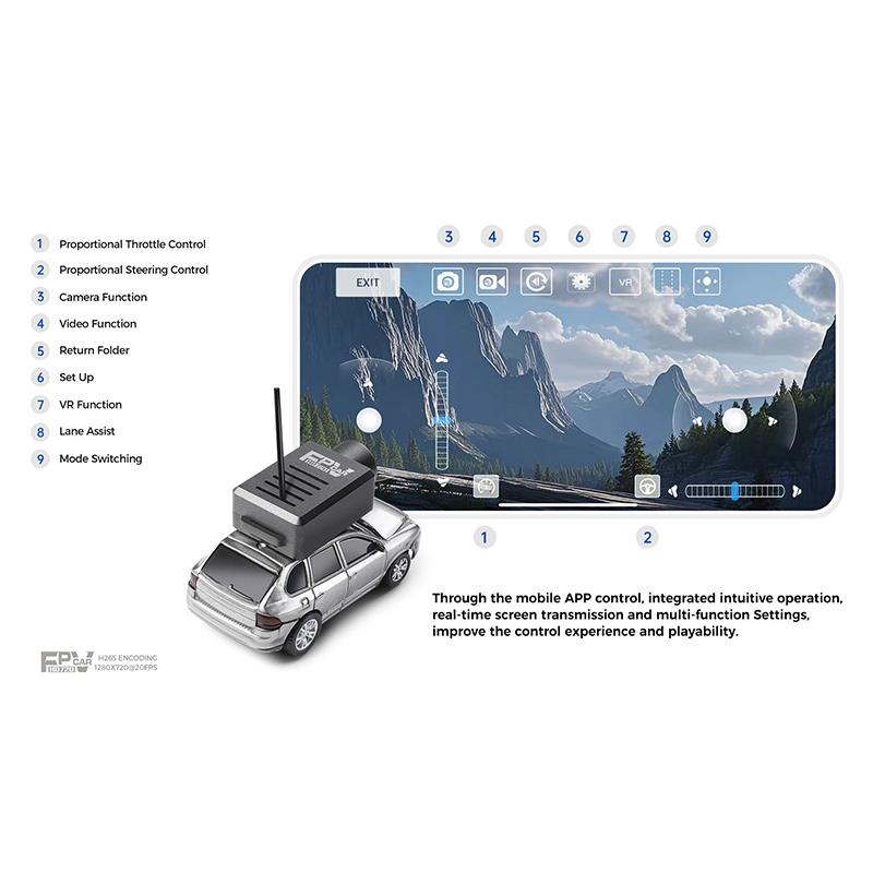 6401 1:64 Mini Remote Control Car Rc Cars With 720P Fpv Camera Wifi App Control 2025  Rc Racing Car Toy Kids Gifts